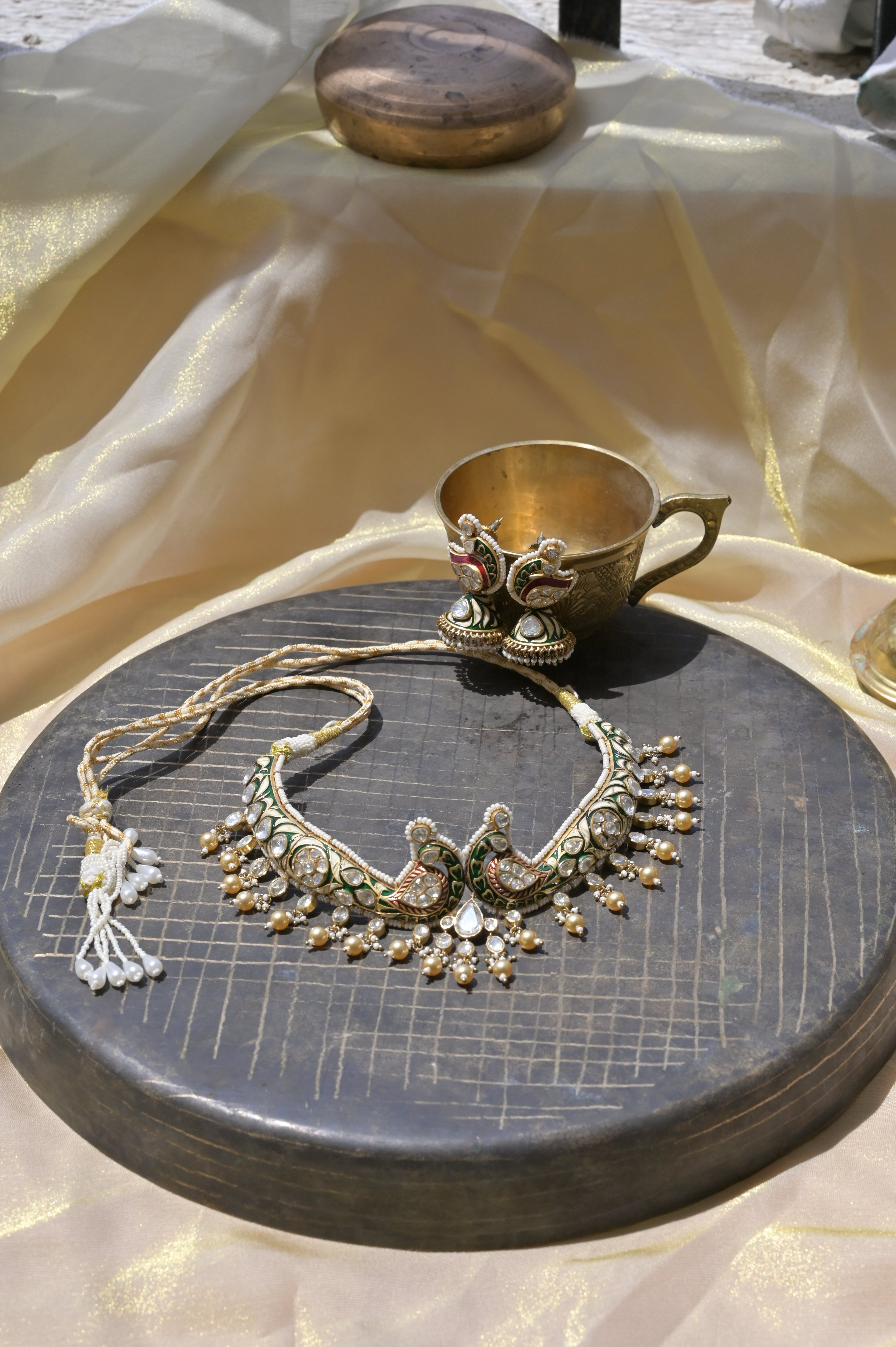 Peacock Kundan Set