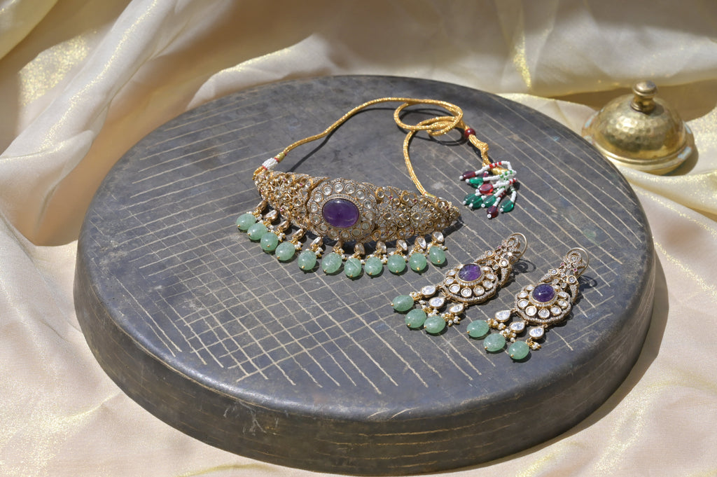 Pearl Kundan Necklace set