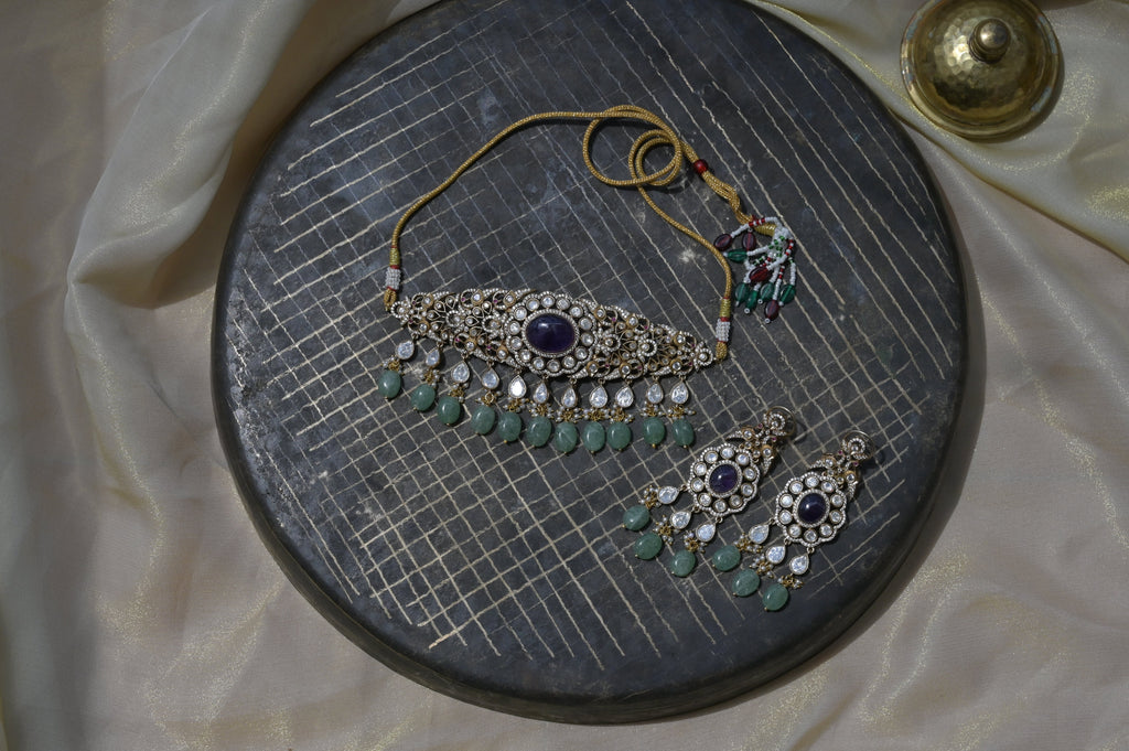 Pearl Kundan Necklace set
