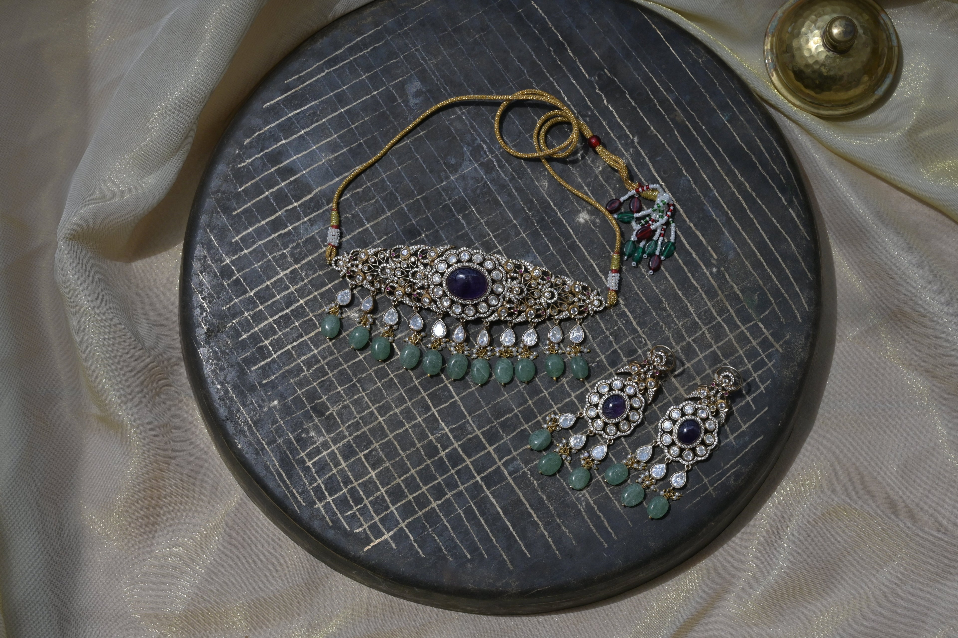 Pearl Kundan Necklace set