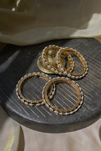 Pearl Kundan Bangles