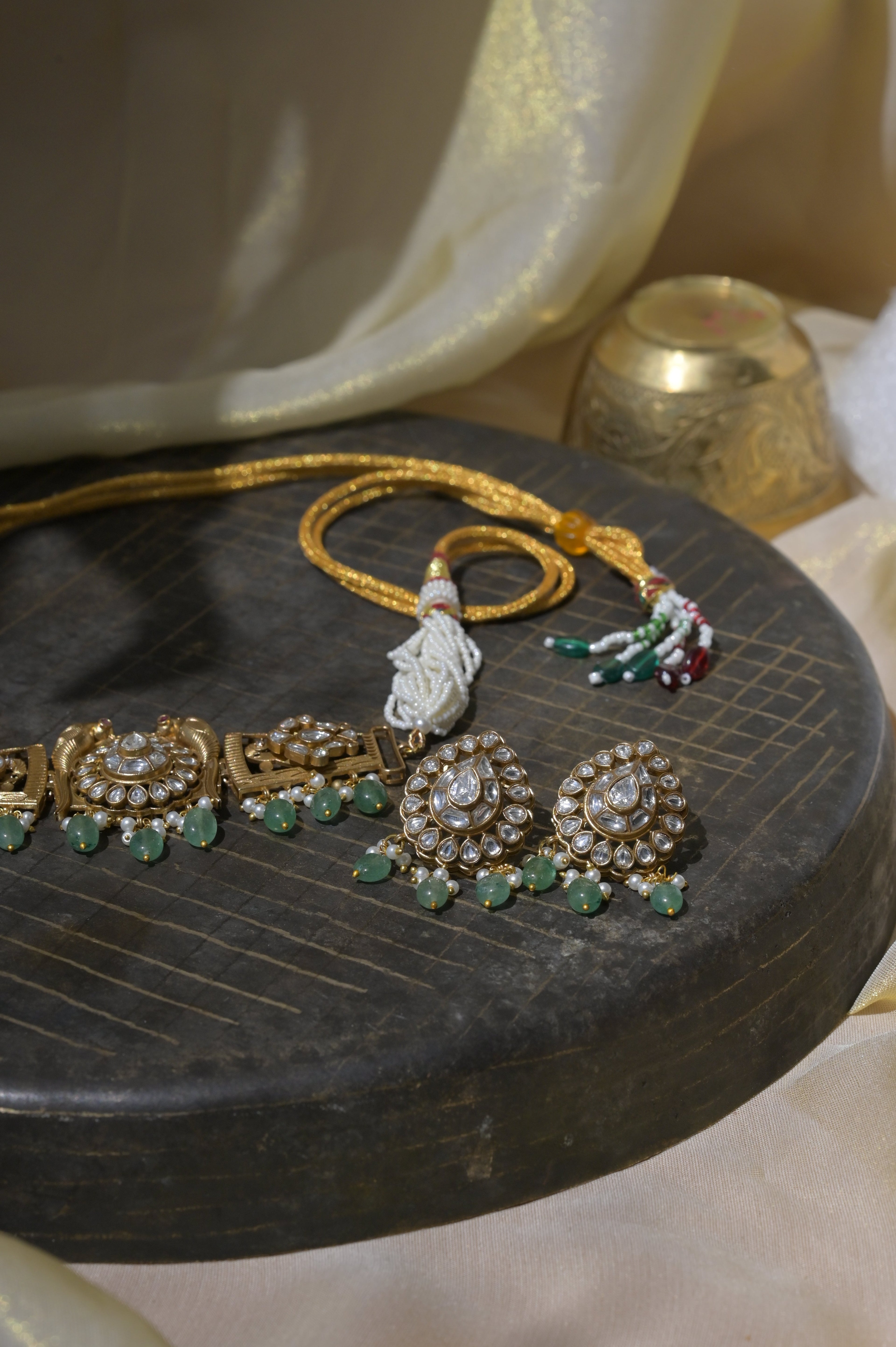 Pear Drop Necklace Set