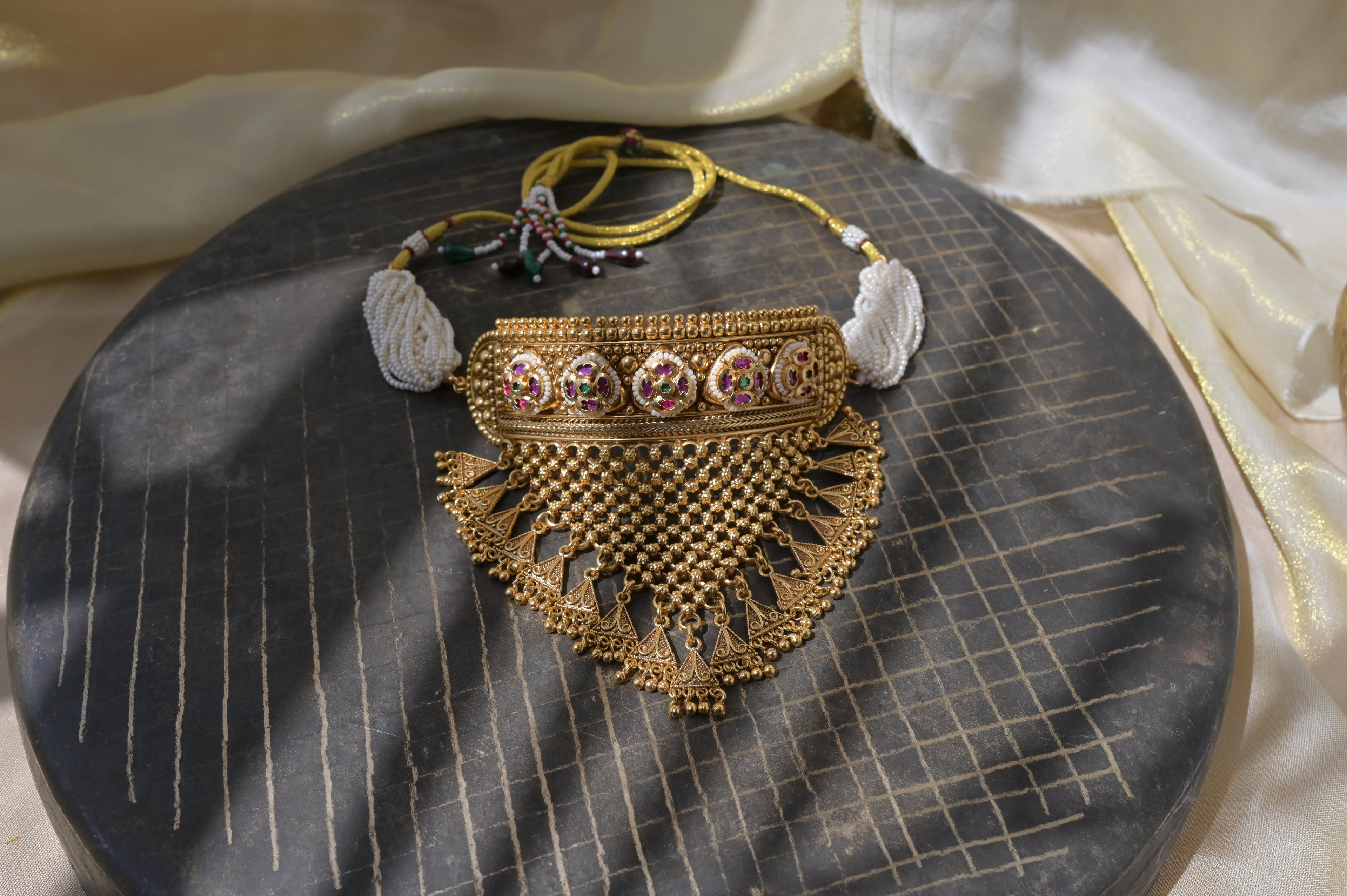 Heritage Kundan Aad Set