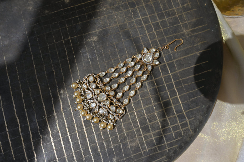 Pearl Kundan Matha Patti