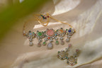 Multicolor Stone Choker Set