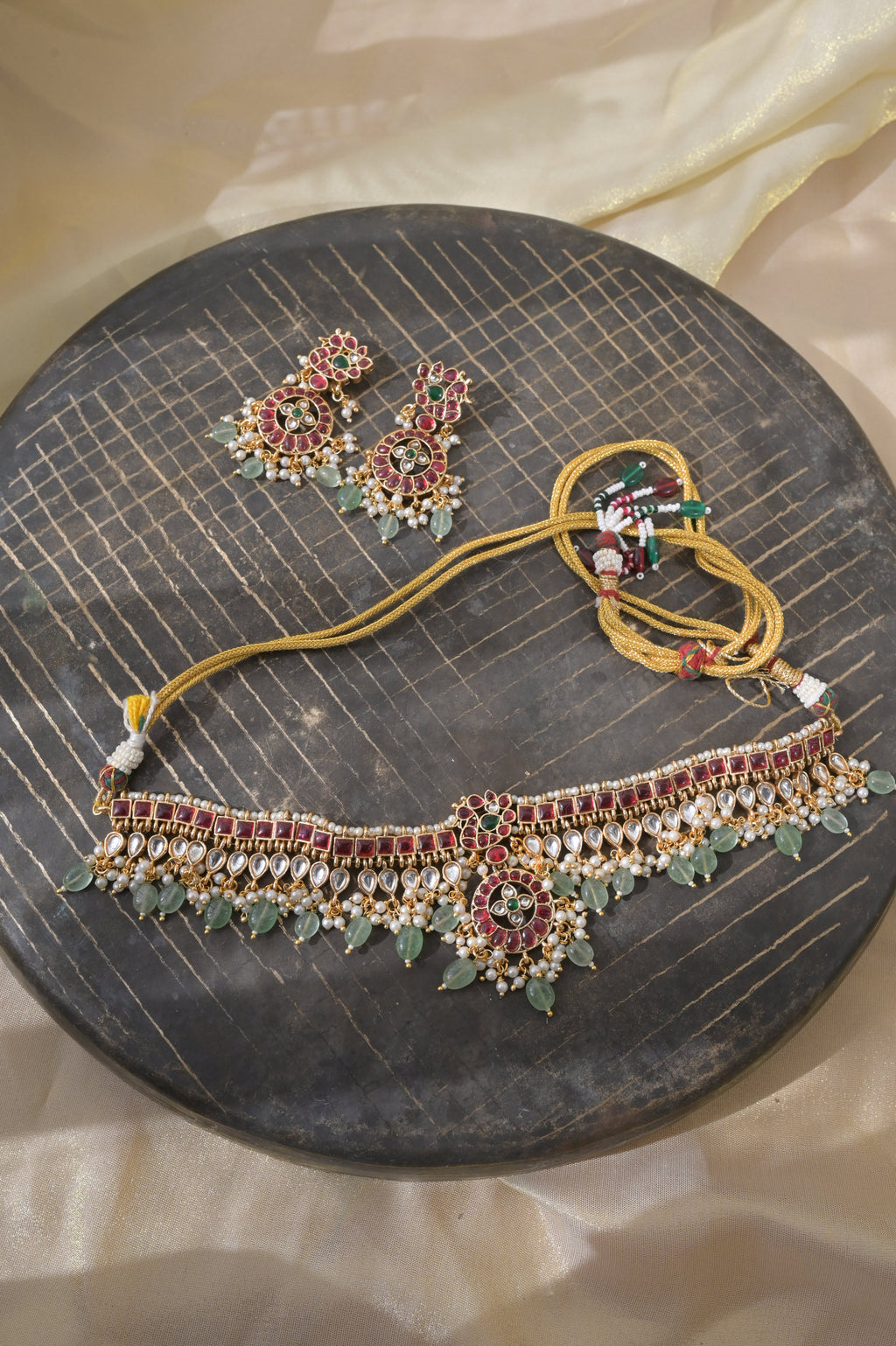 Pachi Kundan Choker Set