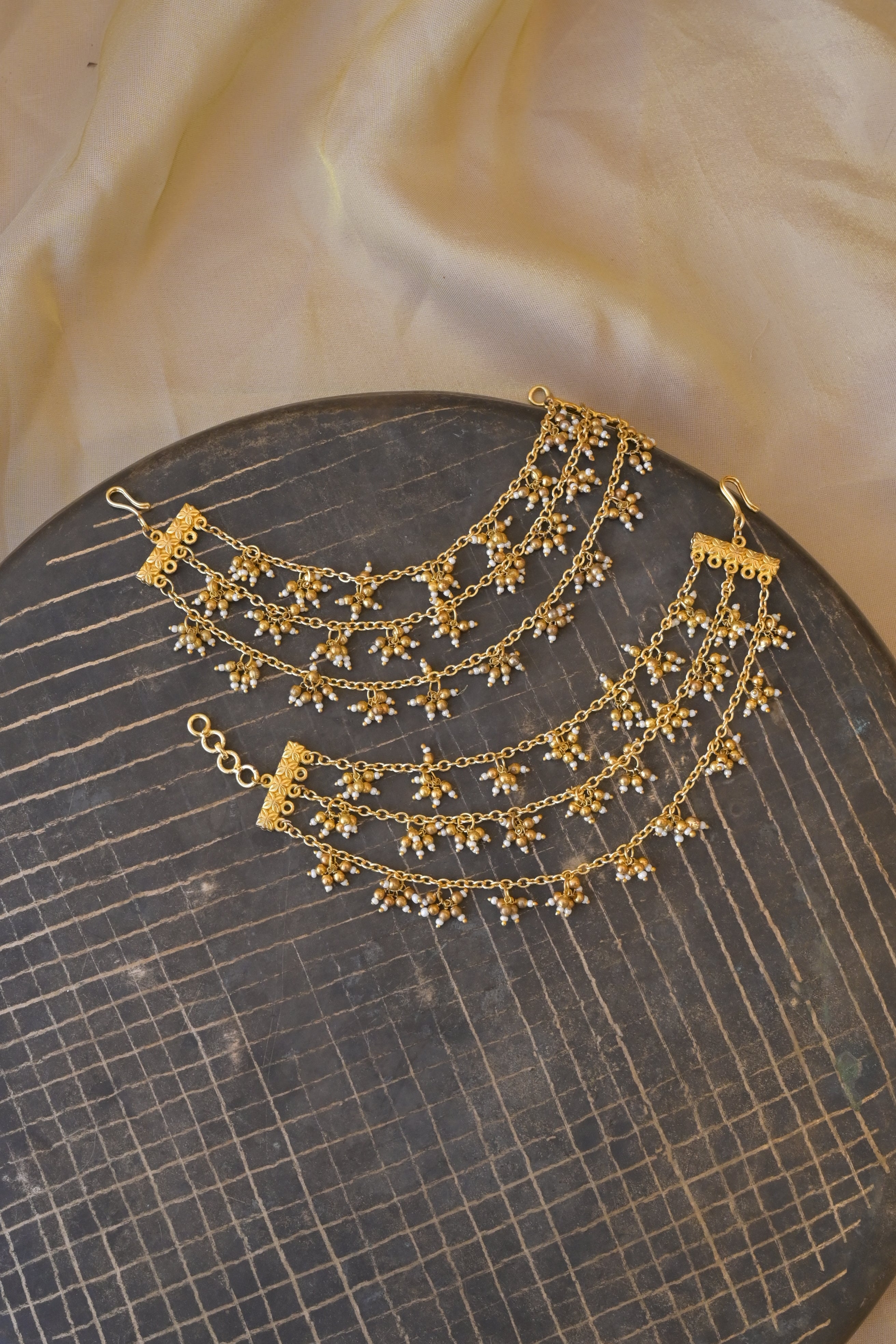 Tara Pearl Ear Chain