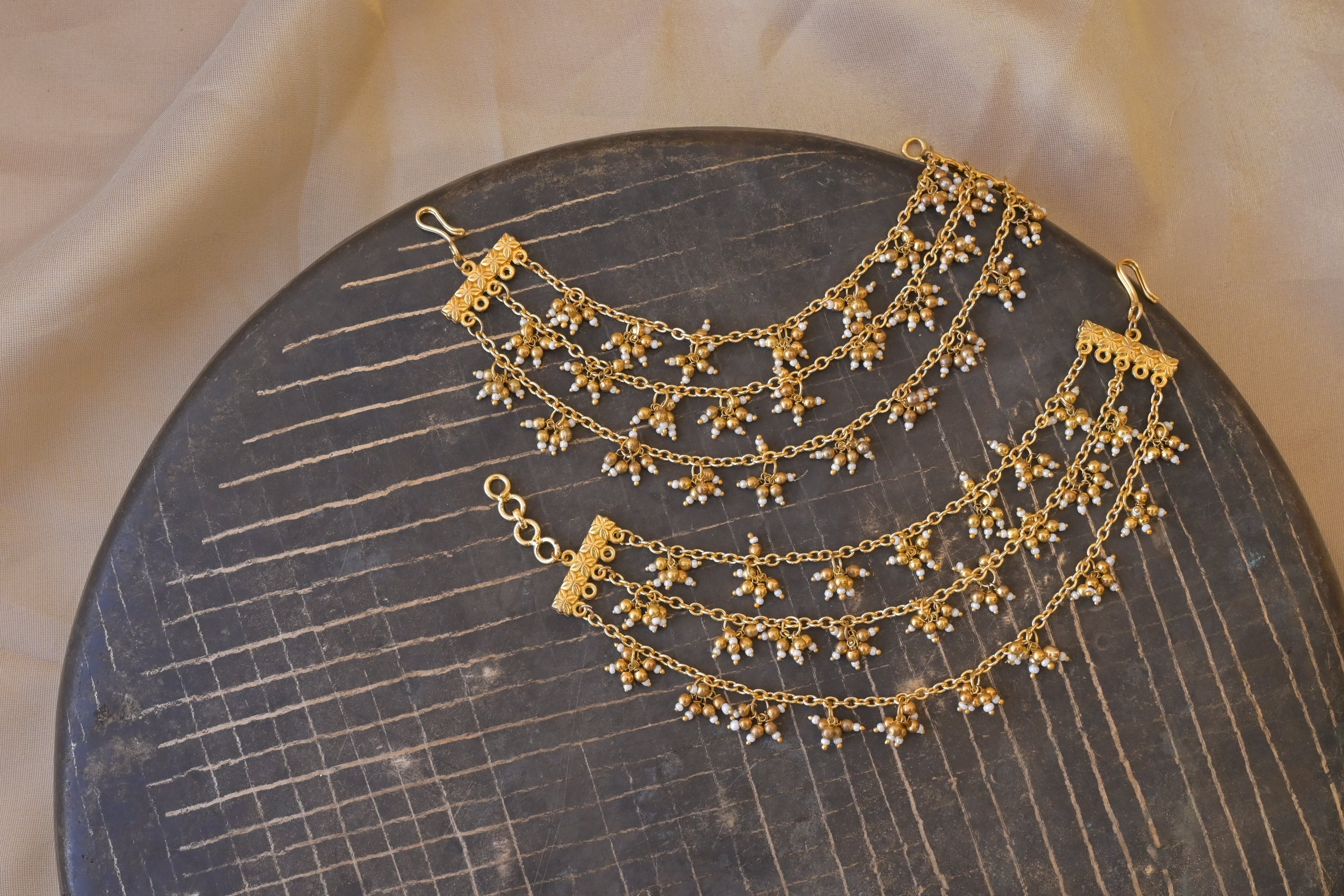 Tara Pearl Ear Chain