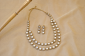 Double Line Kundan Necklace Set