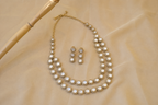 Double Line Kundan Necklace Set