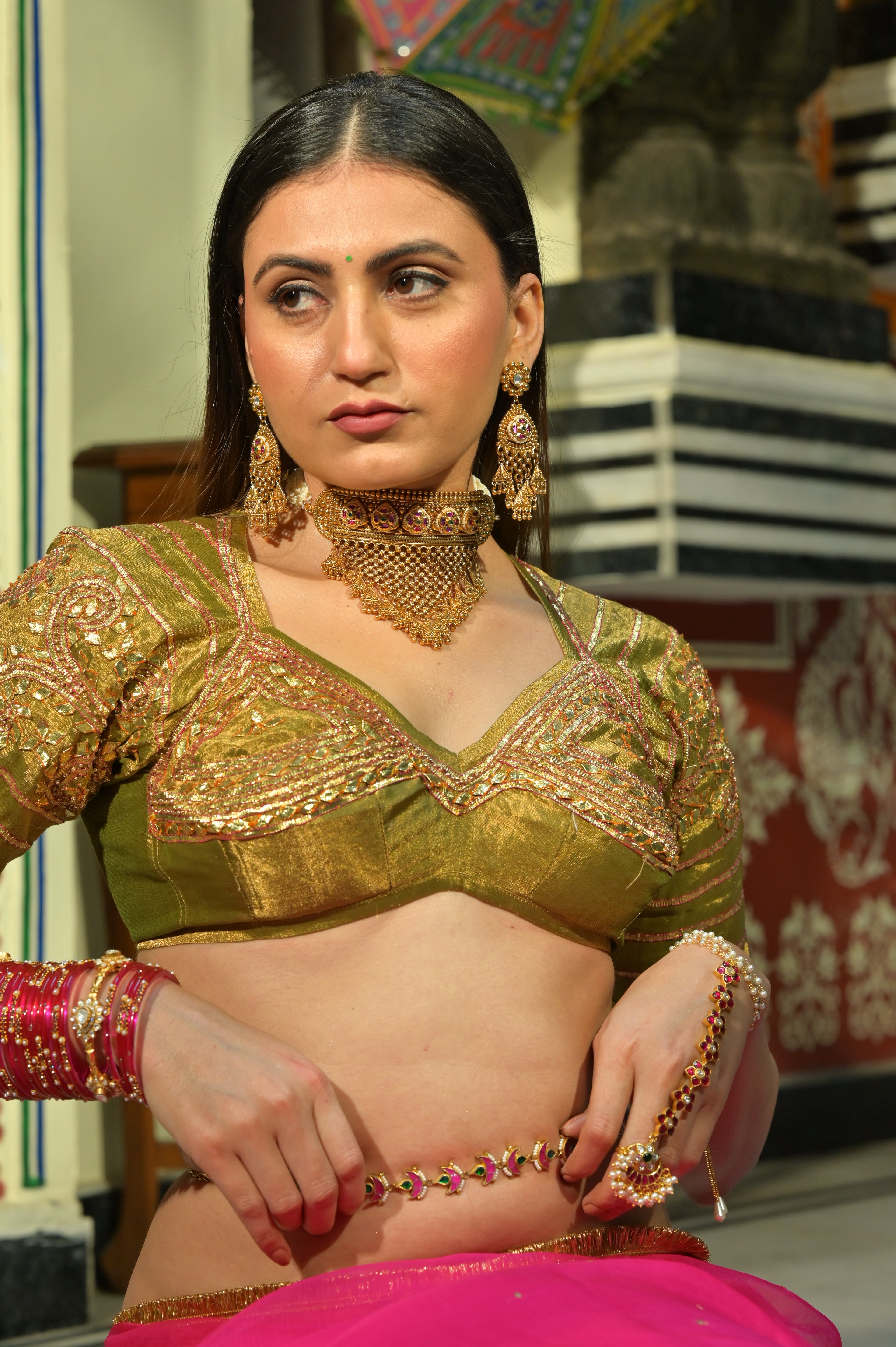 Heritage Kundan Aad Set