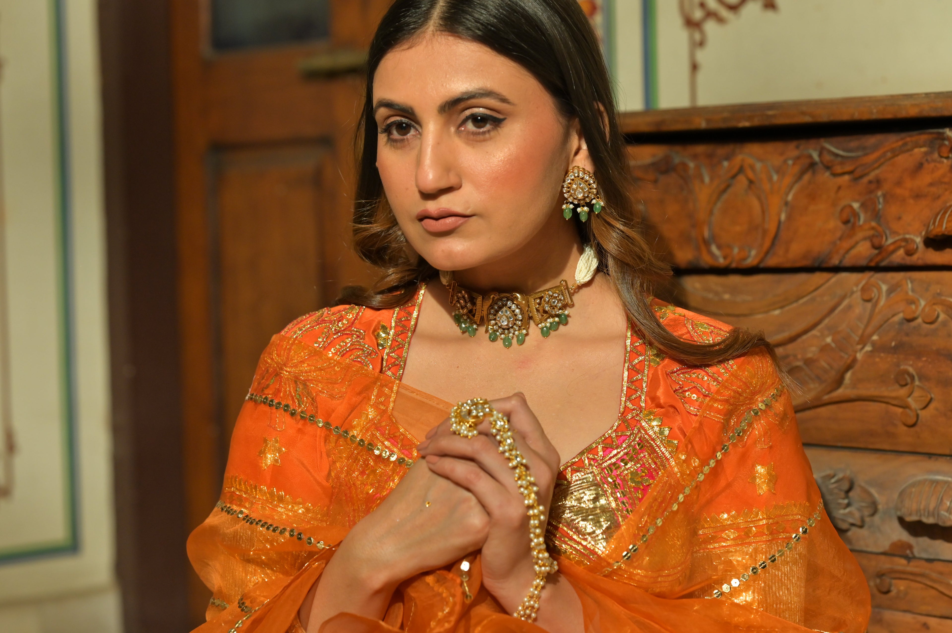 Pear Drop Necklace Set