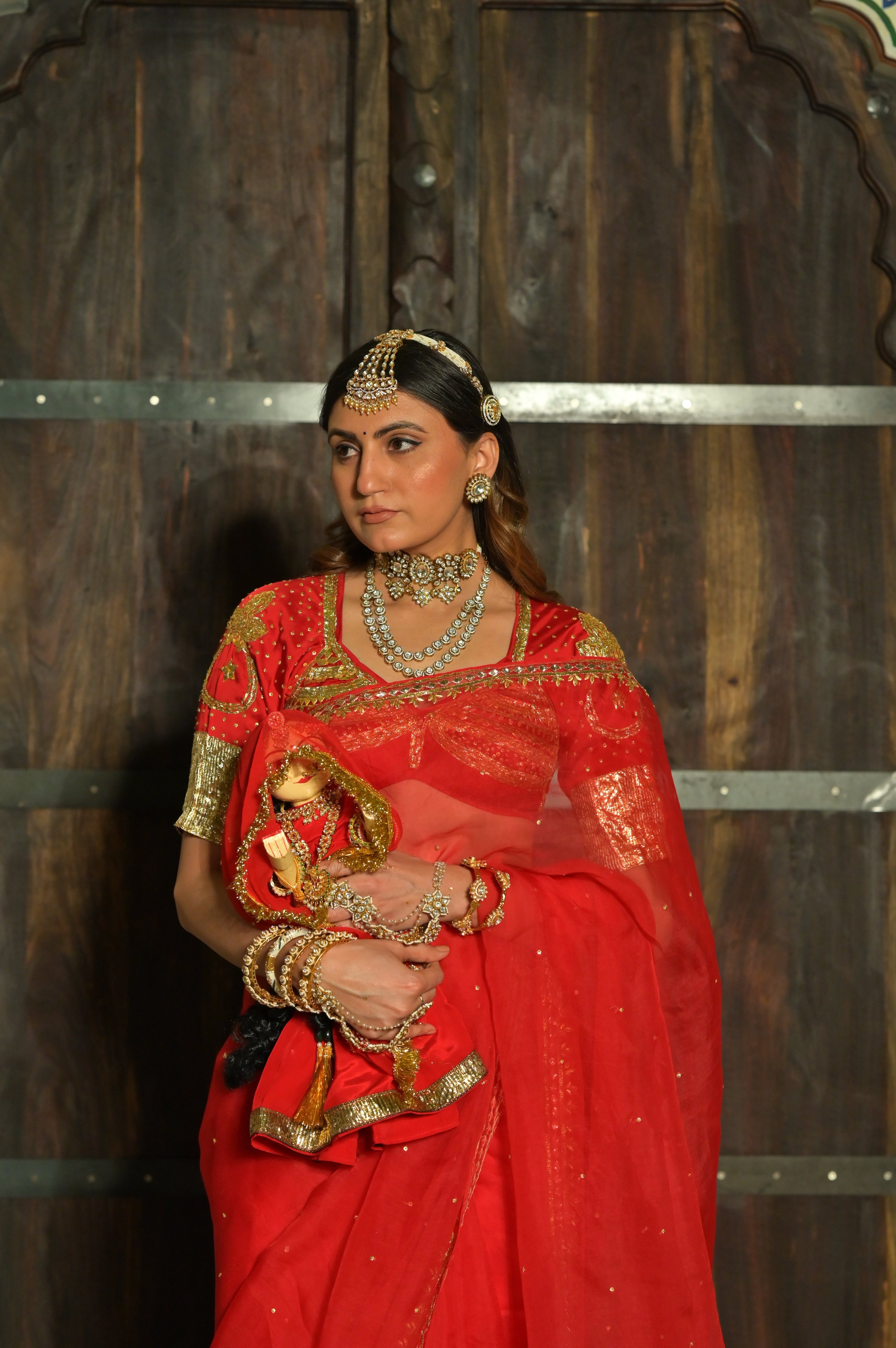 Floral Kundan Choker Set