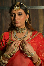 Floral Kundan Choker Set