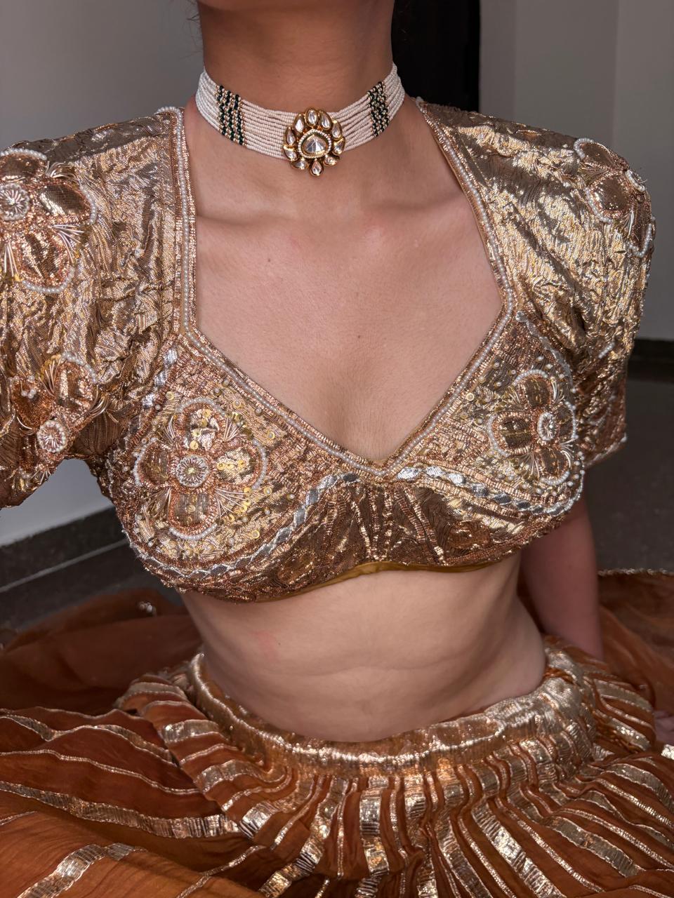 Noor pearl choker set