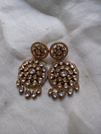 Sunahari kundan polki neck set