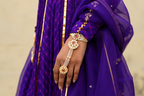 Maharani kundan pearl hathphool